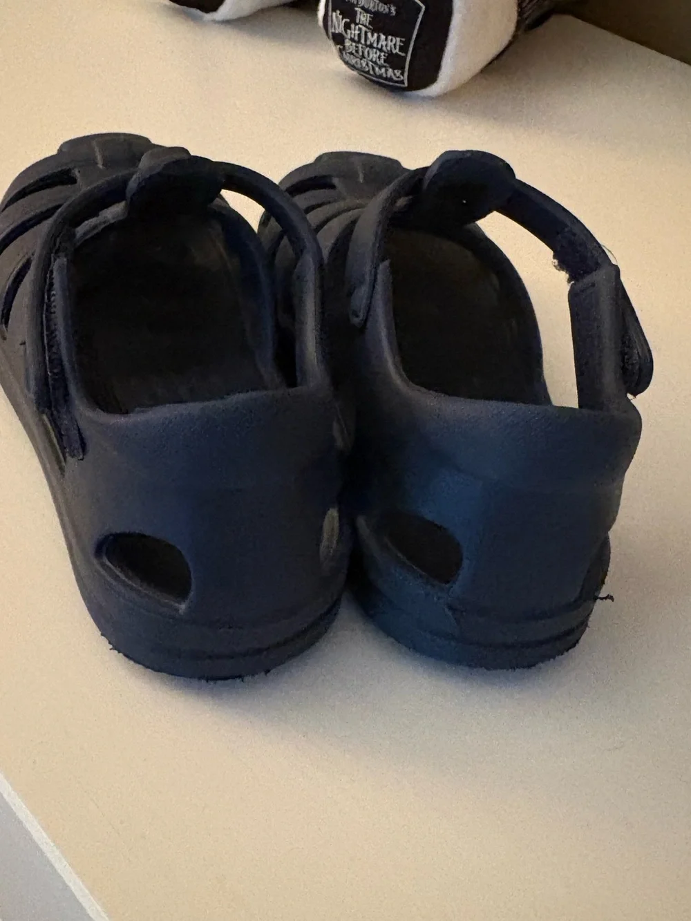 Blue Toddler Size 9 Rubber Sandals
